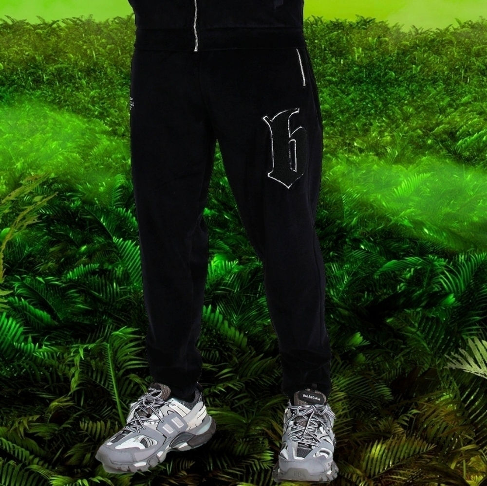 NWOT boohooMAN velour limited Edition track‎ pants